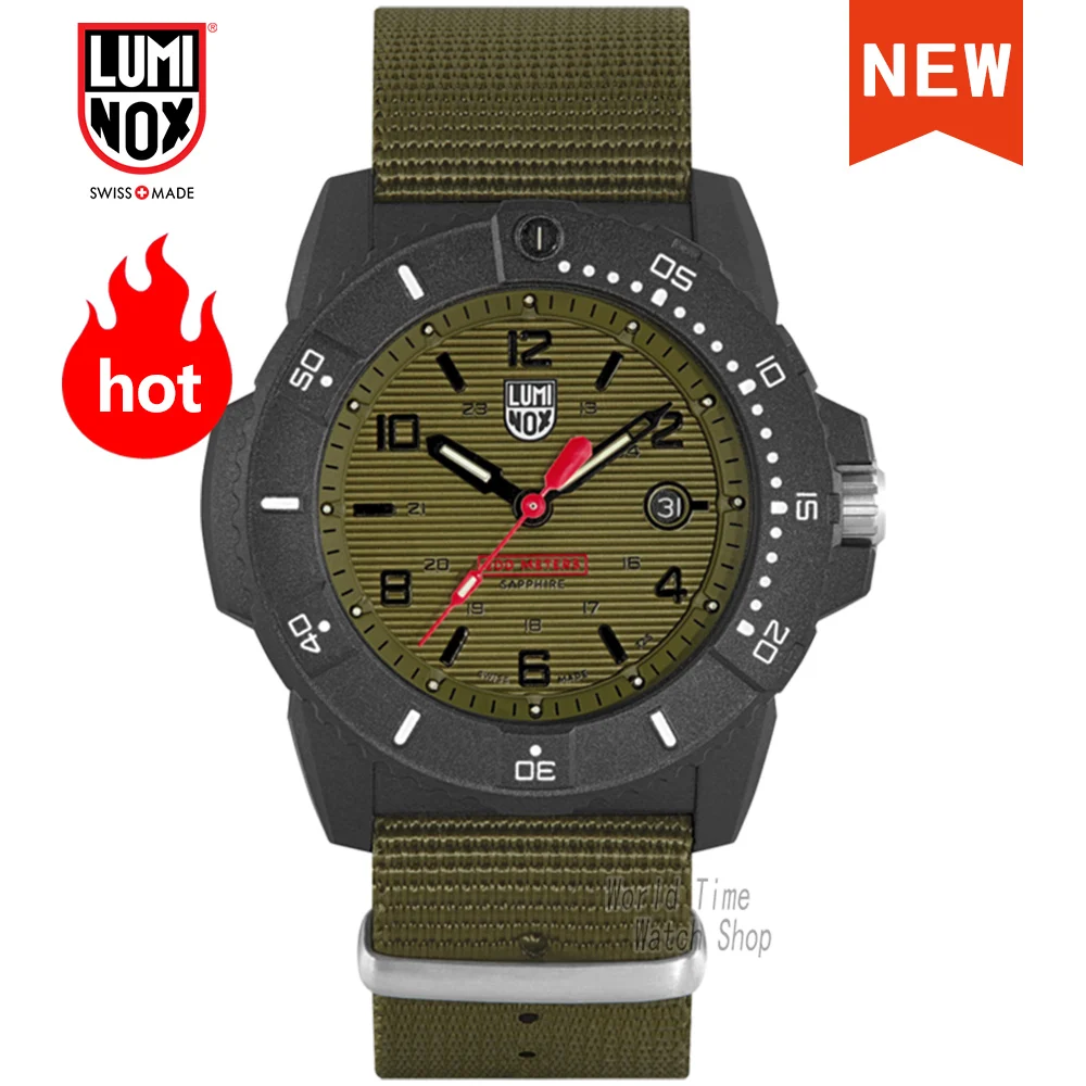 

Luminox Swiss Made mens watches top brand luxury Military Watch Sport Date Analog Quartz Wrist Waterproof Relogio Masculino