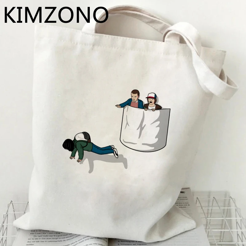 

Сумка для покупок из ткани «очень странные дела»