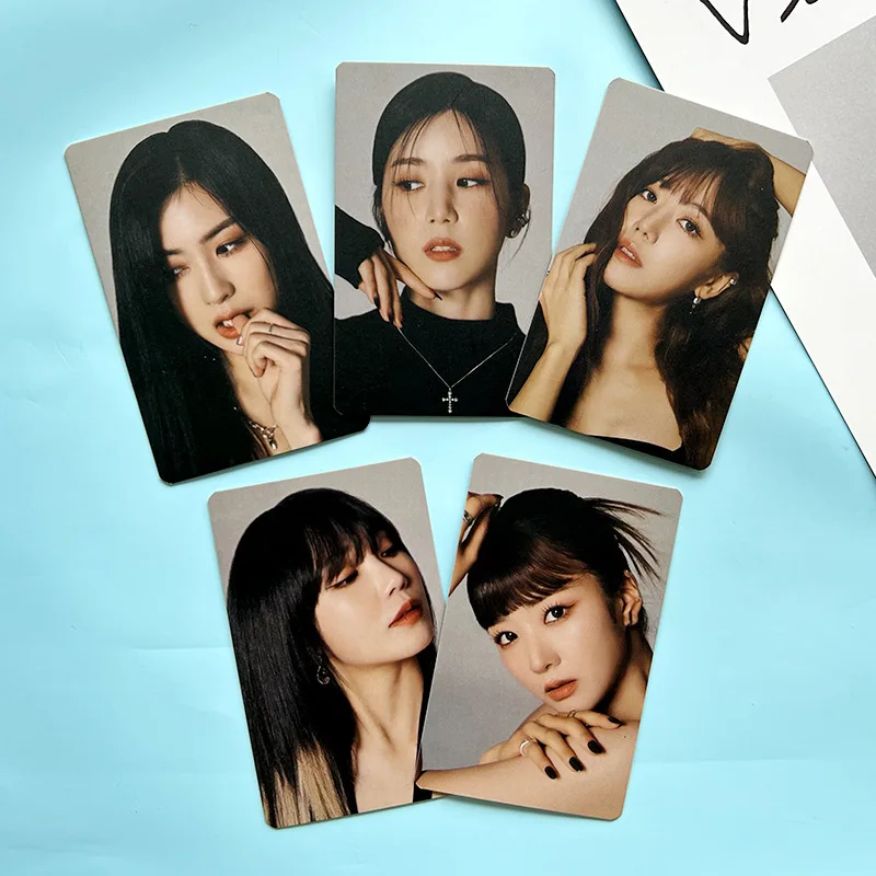 

5pcs/set Kpop Idol Lomo Cards Apink SELF Photocards Photo Card Postcard for Fans Collection