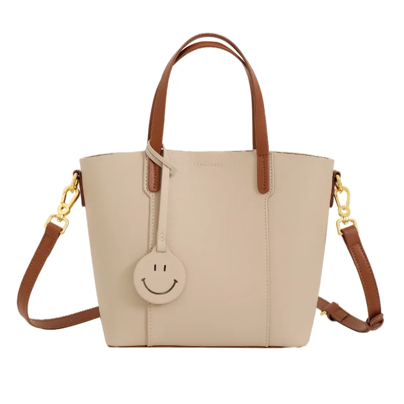 

Ladies Bag Leather 2022 New Fashion Totes Bag Light Luxury Women's Pack Commuting All-Match Shoulder Cross-Body Handbag