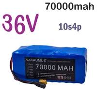 10s4p 36v 70ah lithium ion battery pack golf cart four wheeler electric bicycle scooter marine rechargeable battery 36v charger