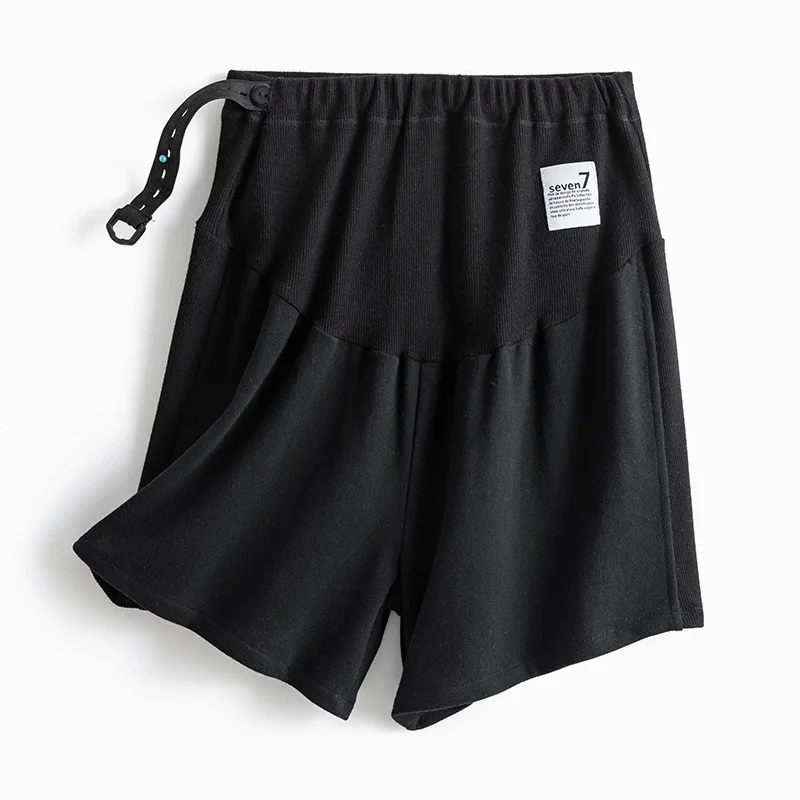 

Pregnant Women's High Elastic Candy Color Loose Fit Belly Support Cool and Breathable Summer Shorts Casual Fashion Shorts