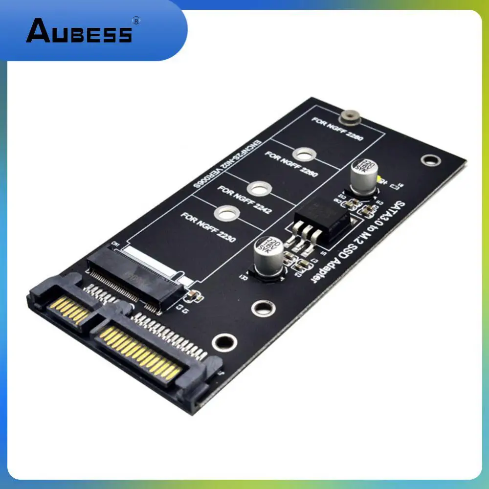 

4 Different Ssd Hard Disk Lengths M2 To Sata3 Adapter Card Stable 6g Interface Conversion Card Using Ceramic Filter Capacitors