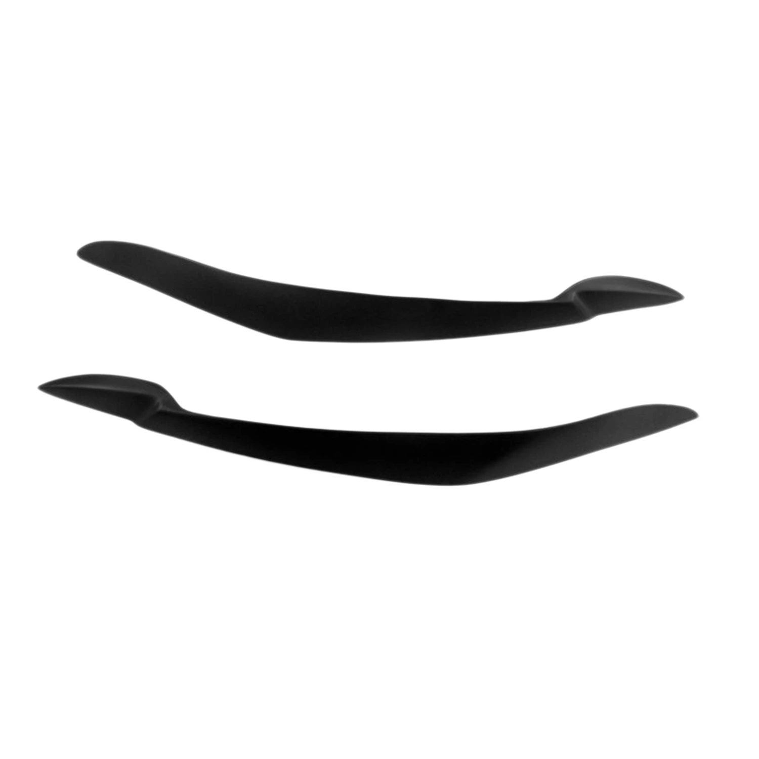 

for BMW X5 E70 2007-2013 Glossy Black Car Sticker Front Headlights Eyebrow Eyelid Trim Cover