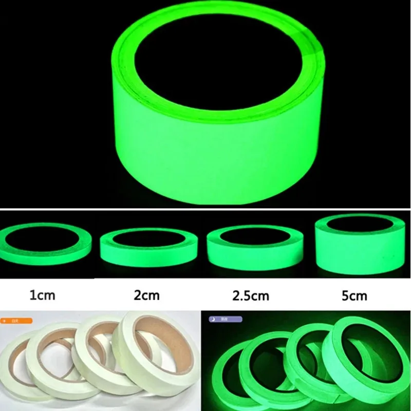 

New Fishing Rod Luminous Sticker Protecting Fishing Rod Bandage Glow in the Dark DIY Self-adhesive Tape Fishing Tool