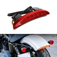 motor back fenders edge brake rear light license plate stop running lamp compatible with sportster xl883n 1200n xl1200x xl1200v