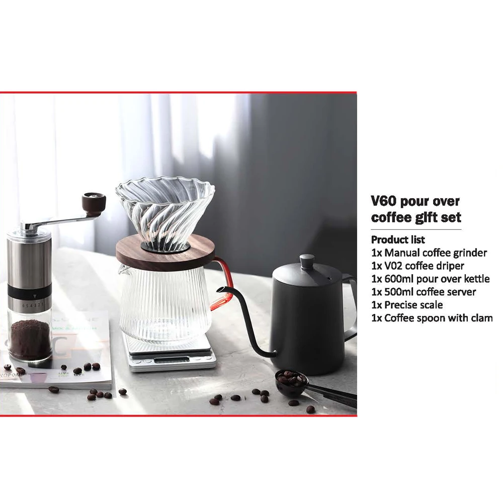 

Chinagama corporate other promotional & business gifts coffee tools accessories V60 for women coffee luxury gift set
