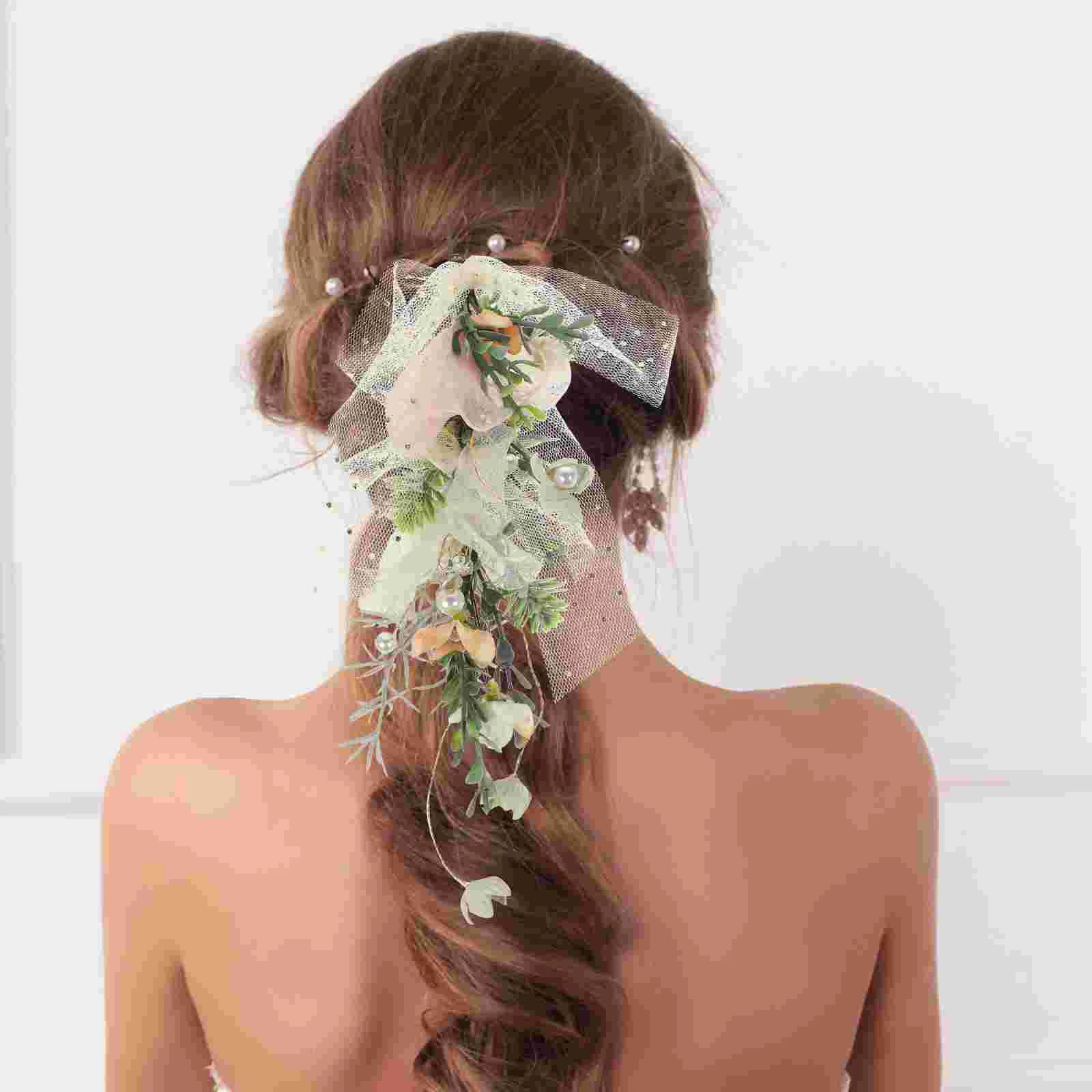 

Wedding Headwear Accessories Flower Hair Vine For Women Bride Decor Bridal Headpieces