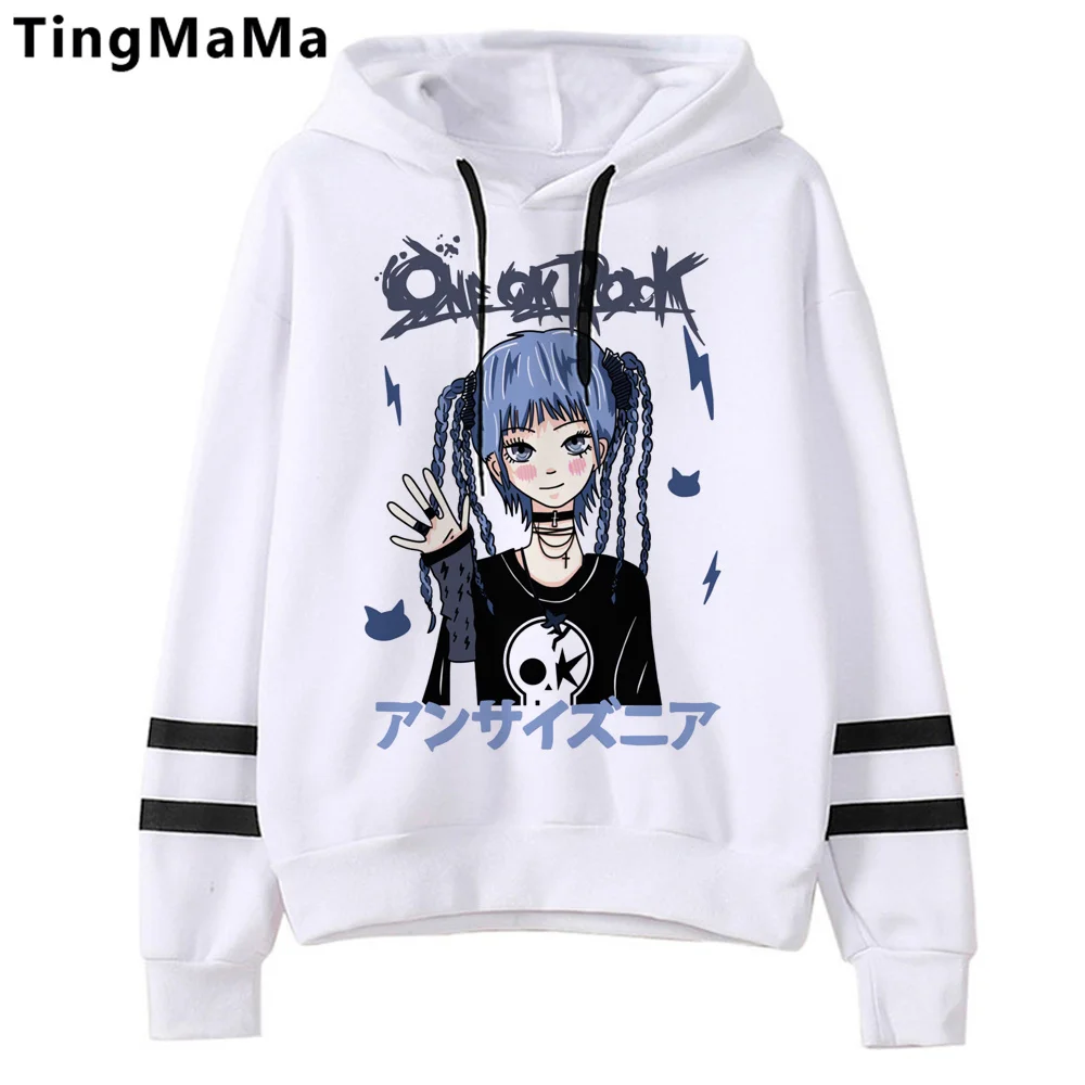 

y2k anime hoodies women Kawaii funny 90s anime Hood female graphic pulls