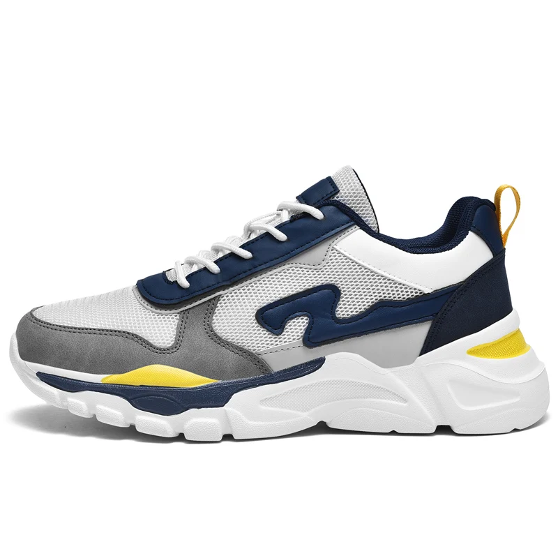 Men Sneakers Breathable Lightweight Sports Shoes for Men Outdoor Anti-Slip Running Shoes Mesh Lace-Up Male Tennis Free Shipping