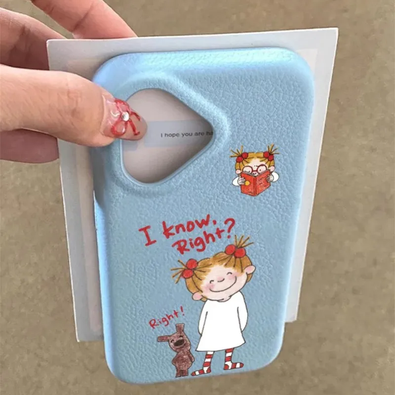 SEIRASSIM противоударный чехол для телефона с милой мультяшной девушкой iphone 16 pro max 15