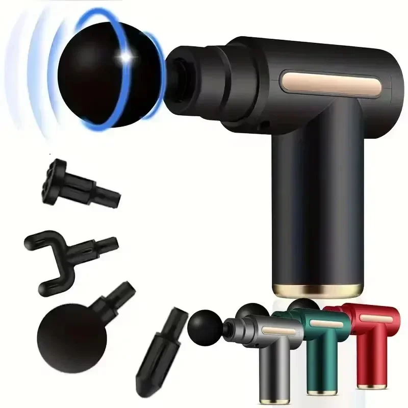 USB мини-массажер для мышц электрический вибрационный портативный глубокий