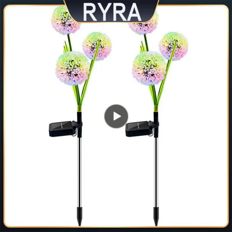 

Fireworks Lamp Ip65 Waterproof Abs Solar Firework Light 2 Bright Light Modes Solar Garden Lights Solar Lights Garden Decoration