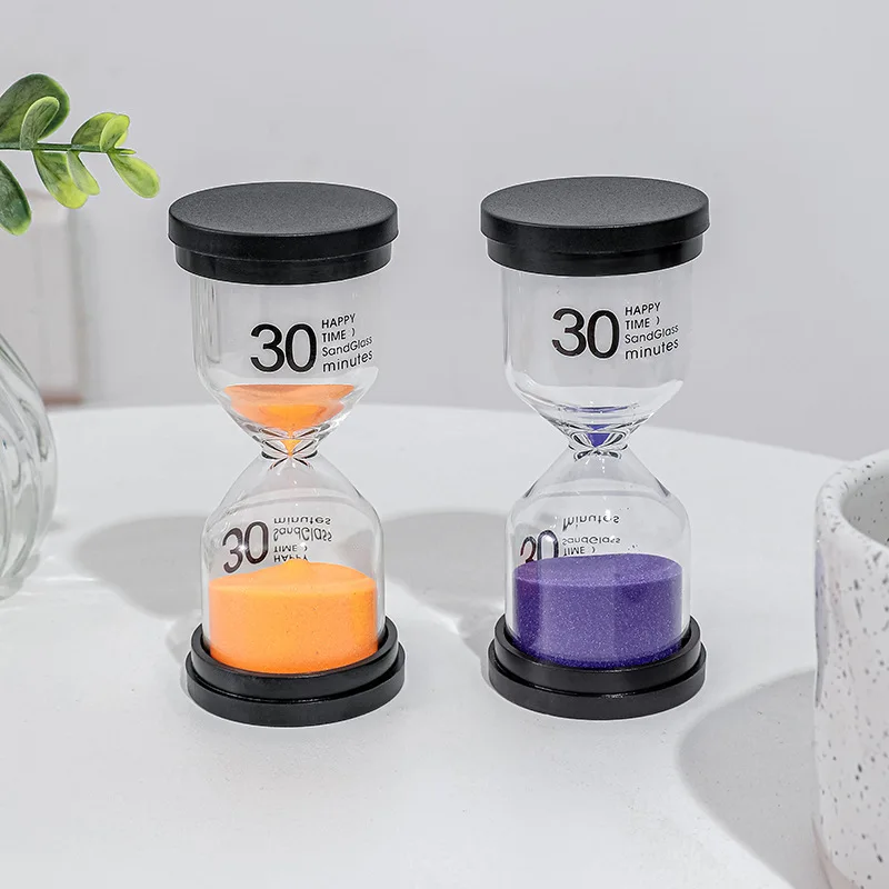 

15/25/30 Minute Hourglass Sand Clock Sandglass Children Timer Home Desktop Decoration Creative Birthday Gift Study Room Ornament