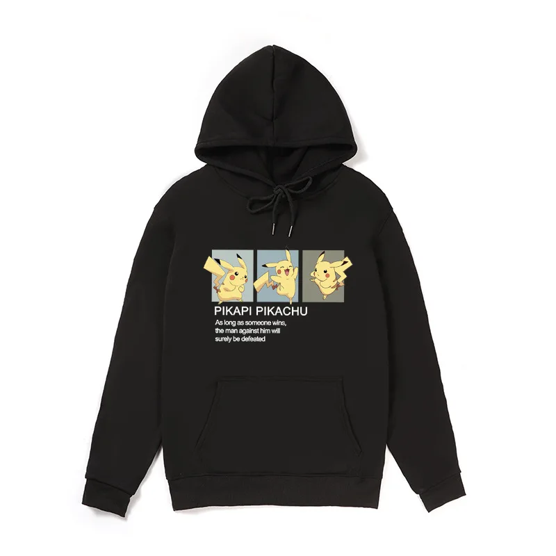 

Pokémon Spring Long Sleeve Top Men's Sweater Cartoon Pikachu Loose Teen Hooded Sweater Fall 2022 Women Harajuku Hoodie