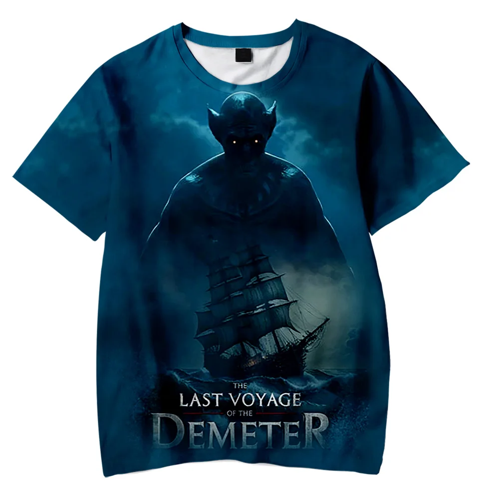 

Футболка с 3D-принтом The Last Voyage of the Demeter, женская и мужская футболка с круглым вырезом и коротким рукавом, Повседневная Уличная одежда, летняя одежда