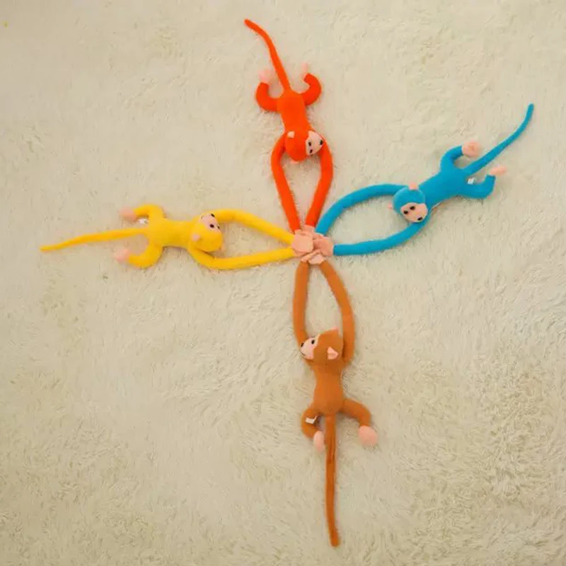 Плюшевые занавески в виде обезьяны 60 см