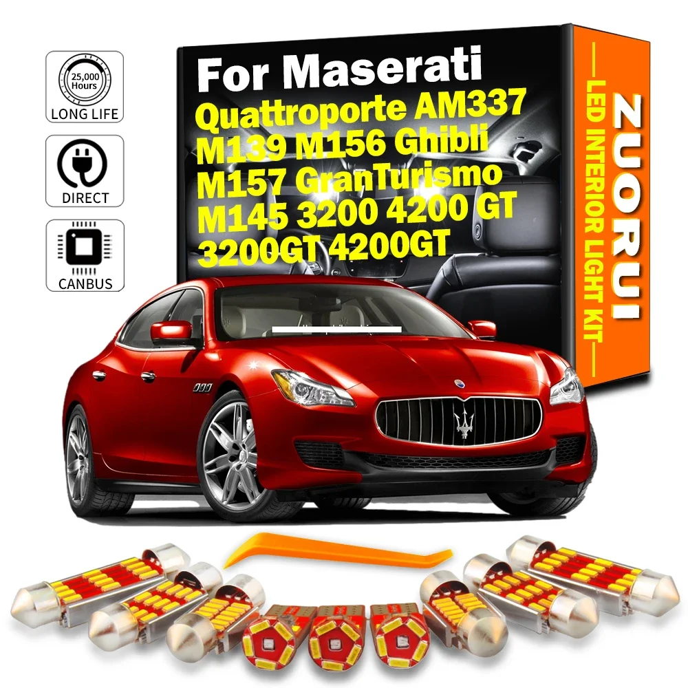 Для Maserati Quattroporte AM337 M139 M156 GranTurismo M145 3200 4200 GT 3200GT 4200GT Ghibli M157 Комплект светодиодных