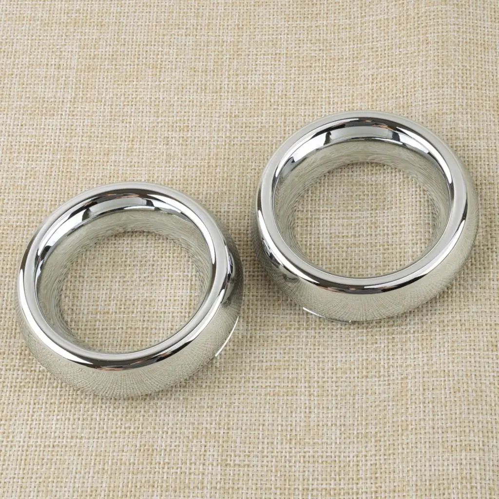 

2Pcs Chrome Style Front Fog Light Trims Bezels ABS 5113680AA CH1038161 Fit for Dodge Durango GT Limited SXT