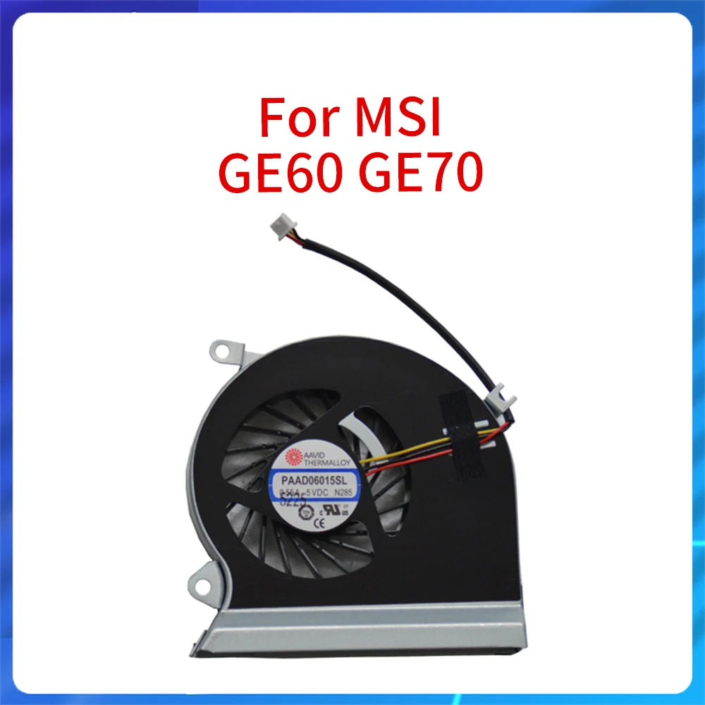 

NEW CPU Fan For MSI GE60 MS-16GC GE70 MS-1756 MS-1757 PAAD06015SL N039 E33-0800401-MC2 Laptop CPU Cooling Fan Cooler Fan