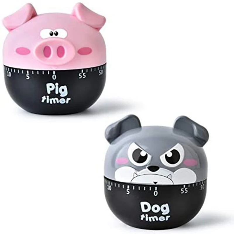 

Egg Timer Mechanical Kitchen Timer Countdown Timer Cute Animal Pattern Mechanical Timer,For Cooking,Bedroom,Learning,Etc