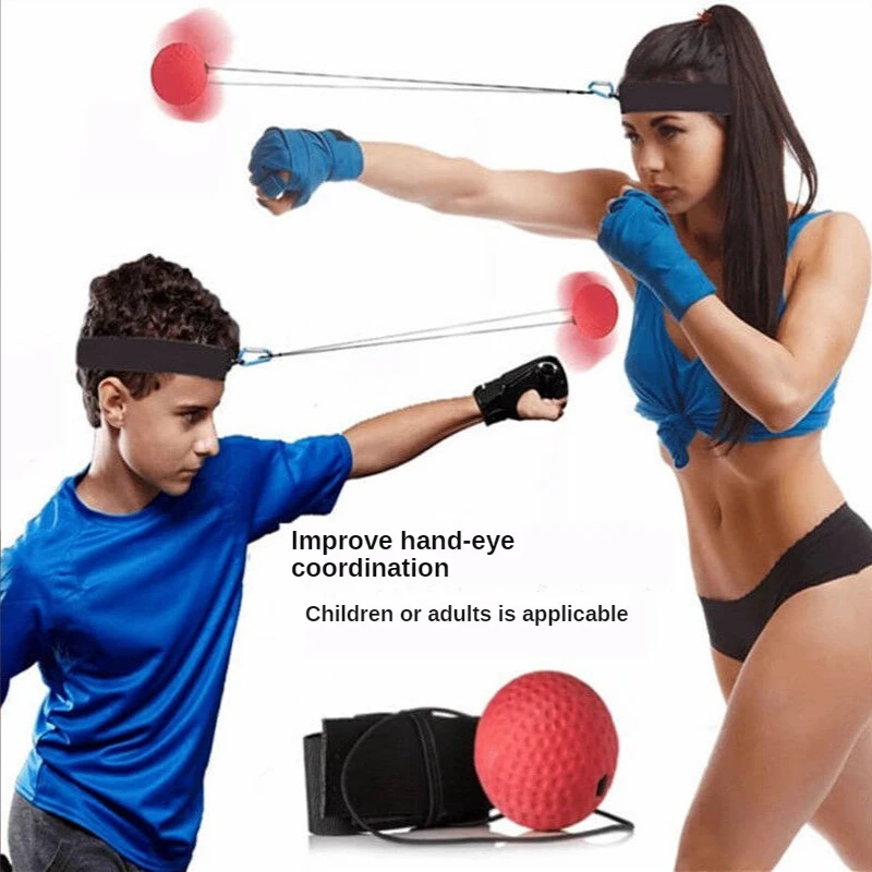 

Boxing Speed Ball Head-mounted PU Punch Balls Sanda Training Hand Eye Reaction Home Sandbag Muay Thai Fitness Equipment