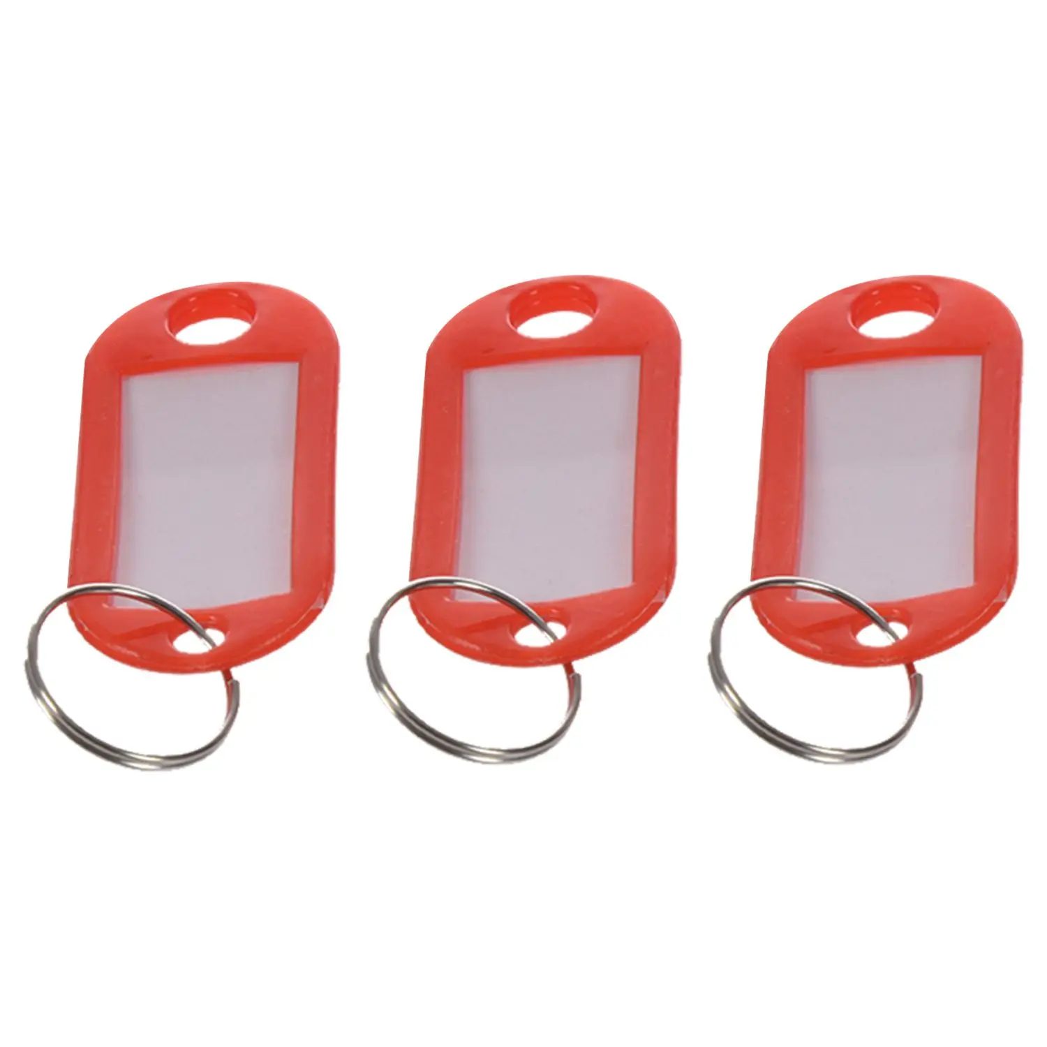 

Key Ring Tags -(100pcs red)