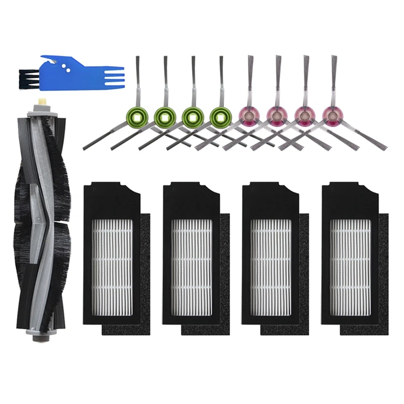 

Запчасти для фильтров Hepa, основной ролик, боковые щетки, Для Ecovacs Deebot X1 TURBO / X1 OMNI / T10 TURBO