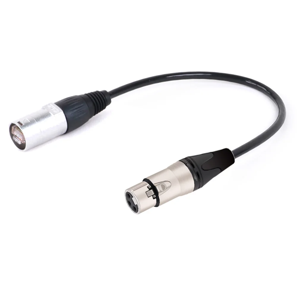 Кабель Ethernet XLR к STP RJ45 сетевой адаптер 3Pin Female CAT5/6 удлинитель для смесительной