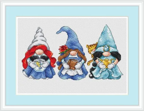 

Dwarf series-62-32-22 Cross Stitch Kit Aida Count Unprint Canvas Stitches Embroidery DIY Handmade Needlework