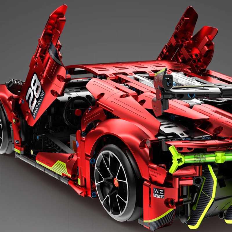 Новинка 2202 шт. MOC технический RC Дрифт спортивный автомобиль строительные блоки