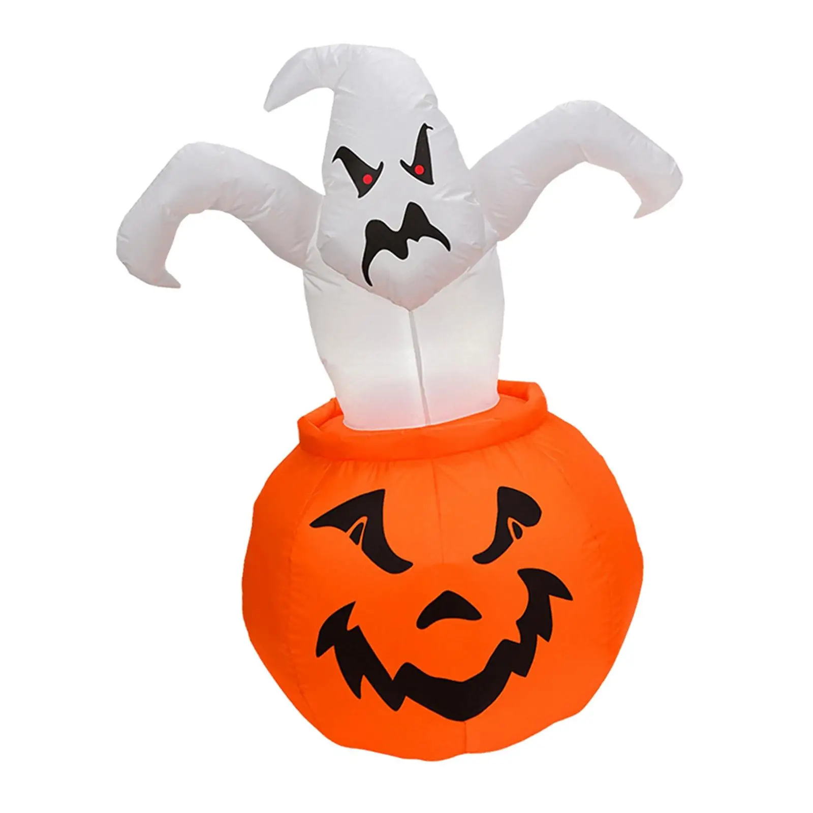 

Halloween Pumpkin Lanterns with LED Lights Haunted House Supplies Props Inflatable Light for Halloween Indoor Decor