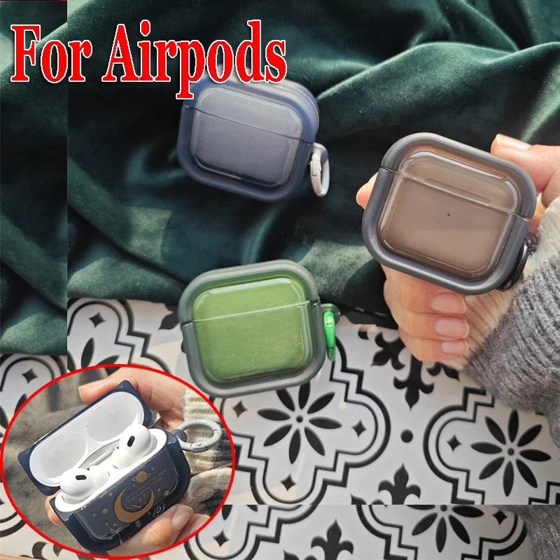 Чехол Pro 2 модный крутой чехол для Airpods 4 красочный Funda Box 3 мягкий девочек Air Pods Romantic