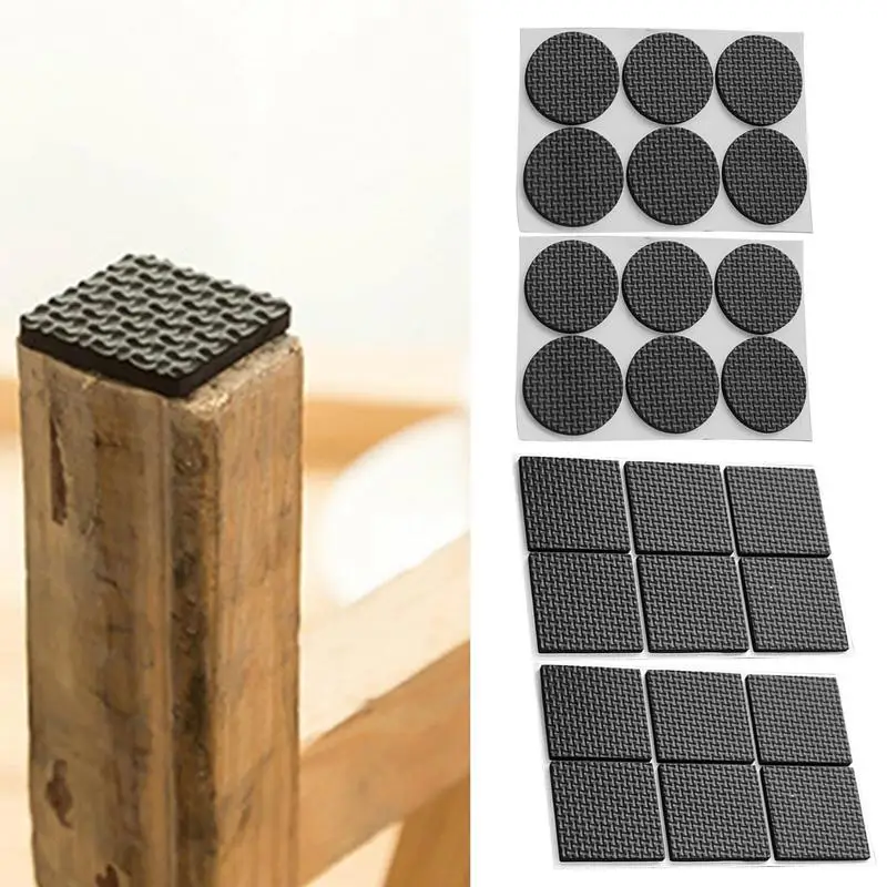 

Non Slip Furniture Pads Anti Skid for Furniture Wear-resistant Ideal Non-Skid Cushion Floor Protectors Keep Furniture in Place