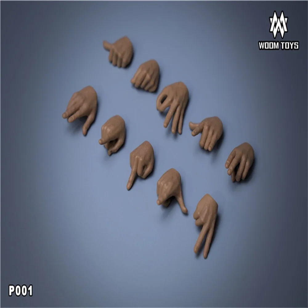 

Горячая Распродажа WOOM игрушки P001 1/6 специальный тип руки сто жестов мужской солдат аксессуары для тела пятно