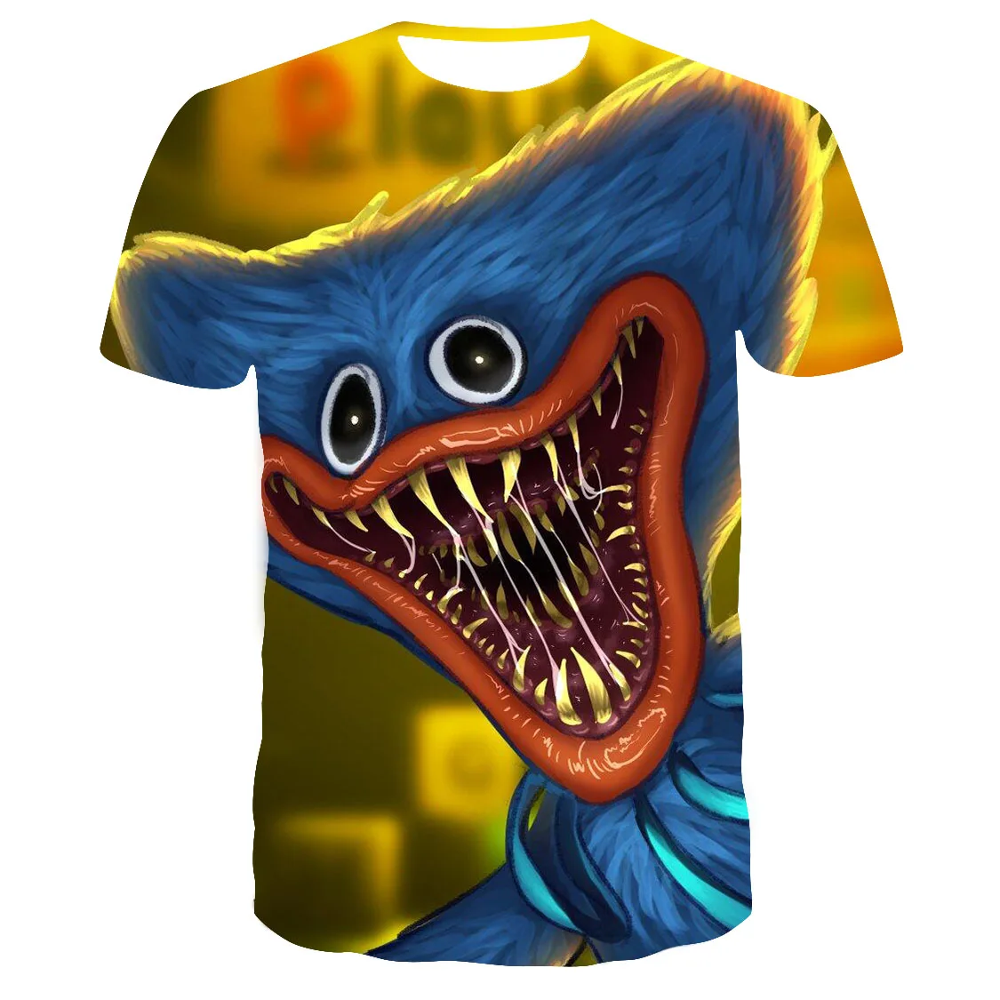 

Game Poppy Playtime T-Shirt Men Women Summer Short Sleeve Casual Breathable Tees Tops Boy Girl Kids Cool Style T Shirts