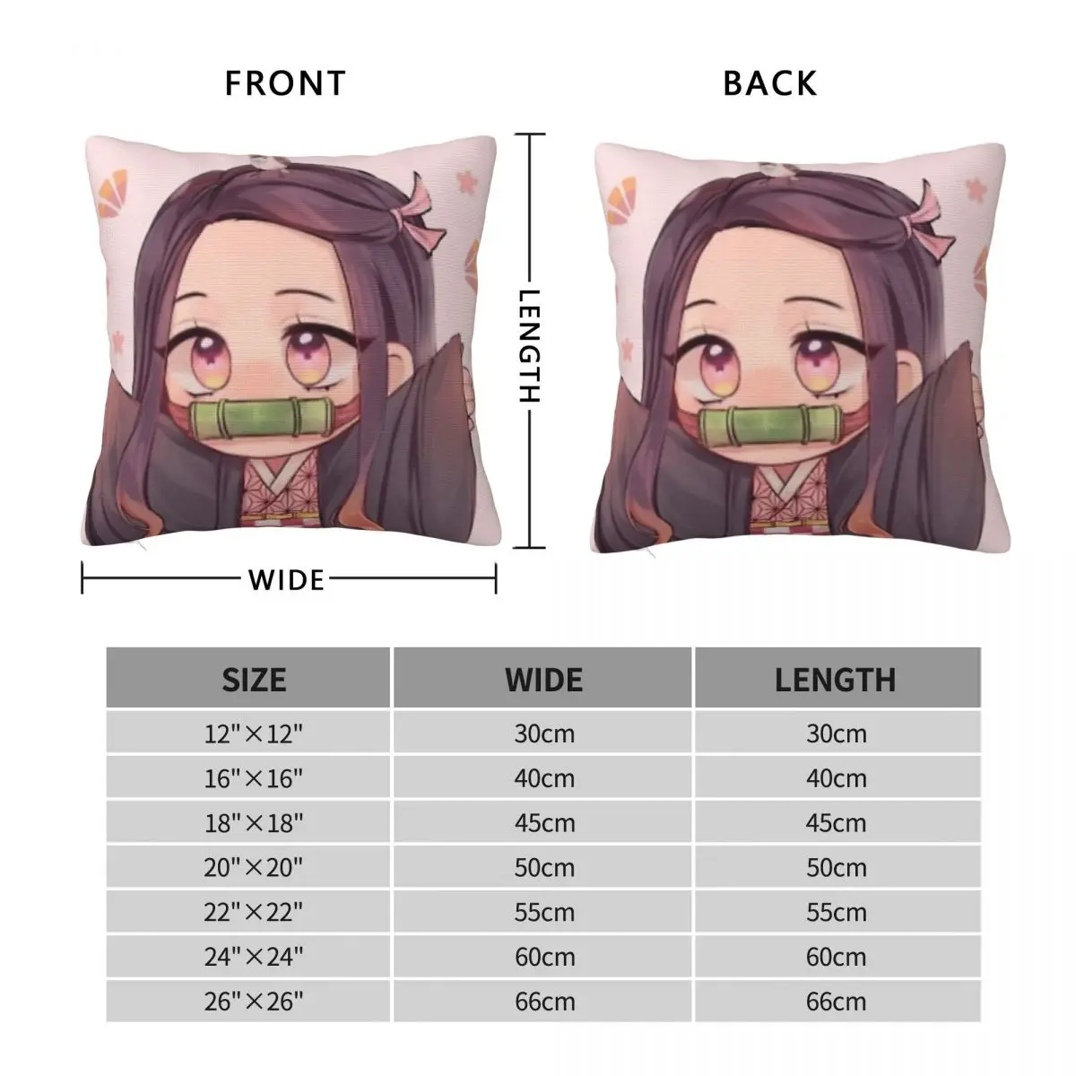 Nezuko Cute A Наволочка