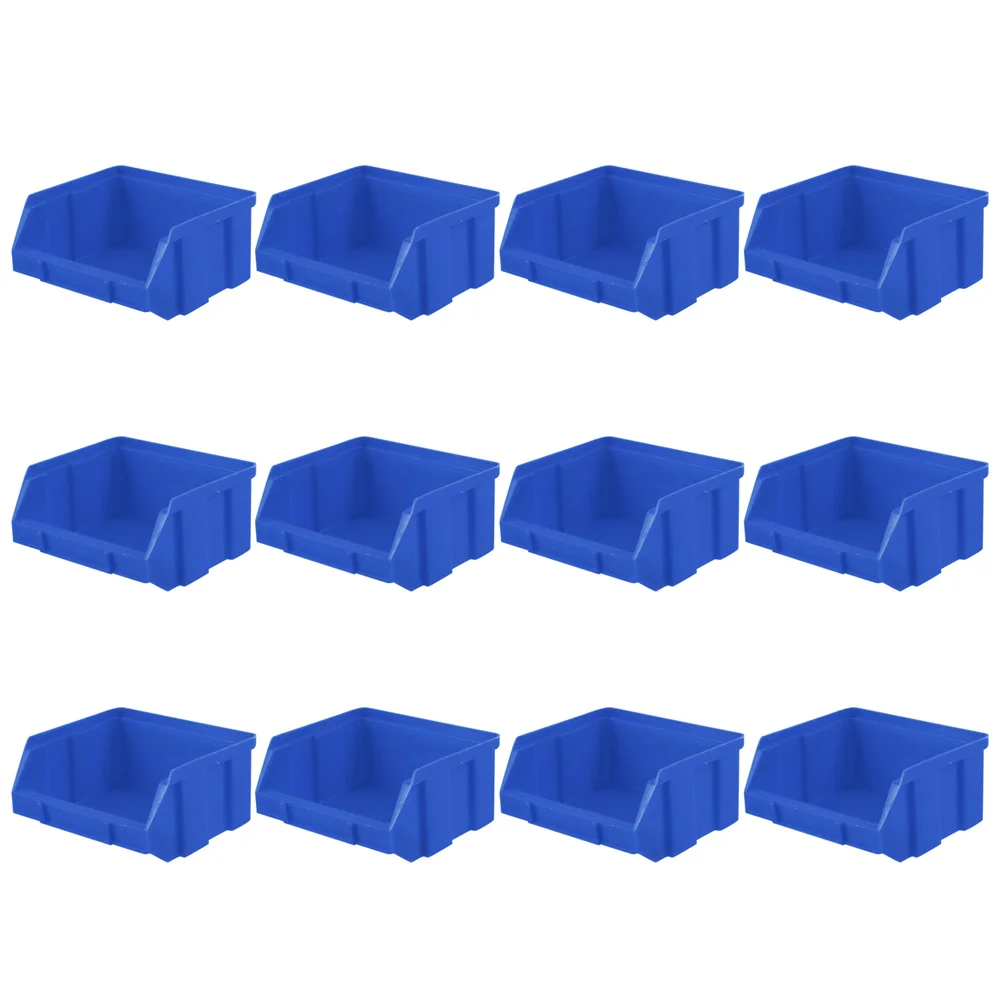 

Storage Box Bins Stackable Bin Parts Stacking Organizer Case Hangingtool Shelf Containers Screw Basketsgarage Container