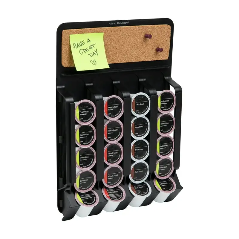 

Fridge/Wall Coffee Pod Dispenser with Cork Top