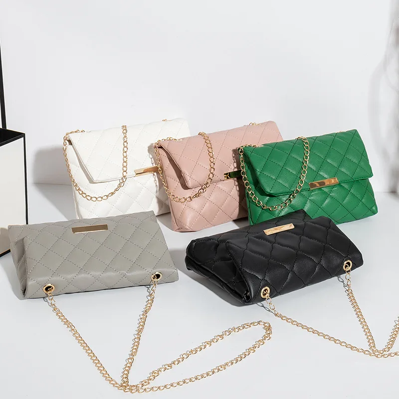

Ladies Bag Embroidered Iron Decorative Small Square Bag Casual Simple Mobile Phone Bag Small Messenger Shoulder Bag purse