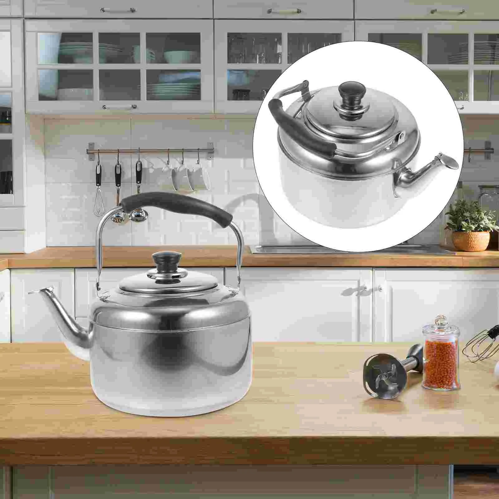

Kettle Tea Whistling Teapot Water Stovetop Steel Stainless Pot Stove Coffee Boiling Gas Kettles Hot Sounding Metal Electric