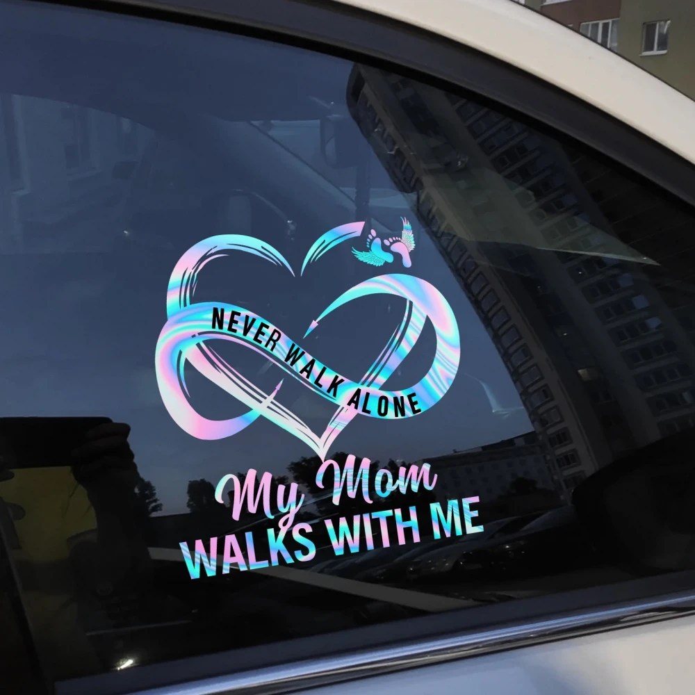 Наклейки на стену памятные наклейки никогда не ходите в одиночку мама и я иду