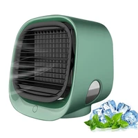 portable air conditioner fan multi functional humidifier usb desktop water cooler fan rechargeable air cooler for home office