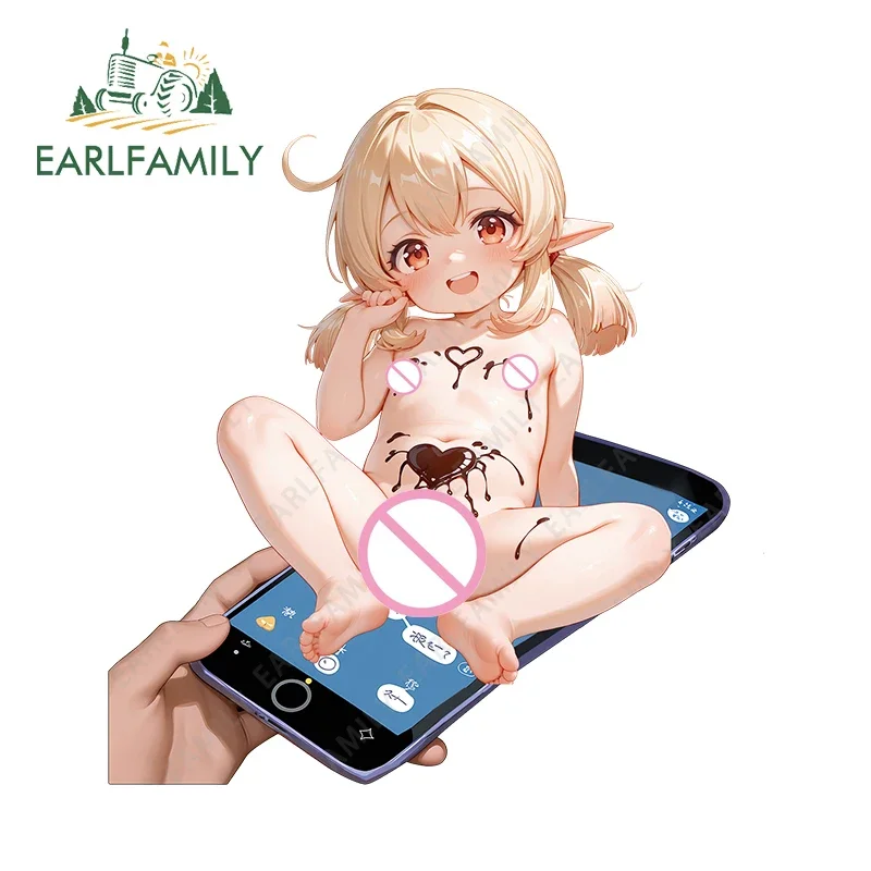 

EARLFAMILY голый шоколадный крем Барбара автомобильная наклейка Канна Камуи милая сидящая наклейка на телефон солнцезащитный крем автомобильные аксессуары