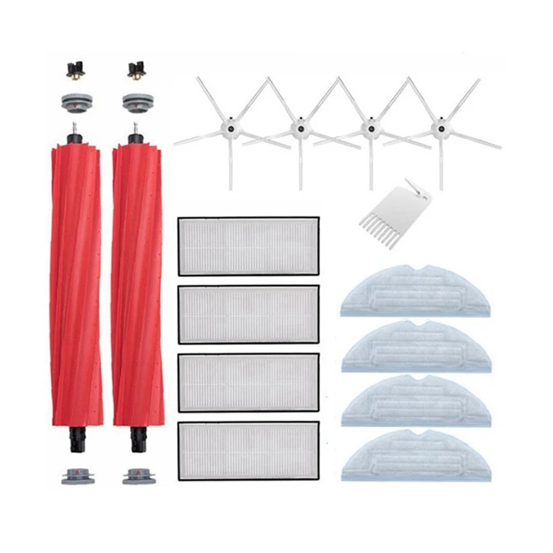 

Main Brush Side Brush Hepa Filter Mopping Cloth Accessories For Xiaomi Roborock S7 T7S T7S Plus Mopping Cloth Parts