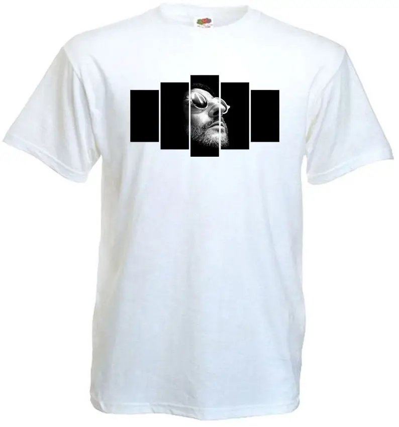 Leon The Professional v9 T рубашка Белый постер фильма все размеры S-5XL
