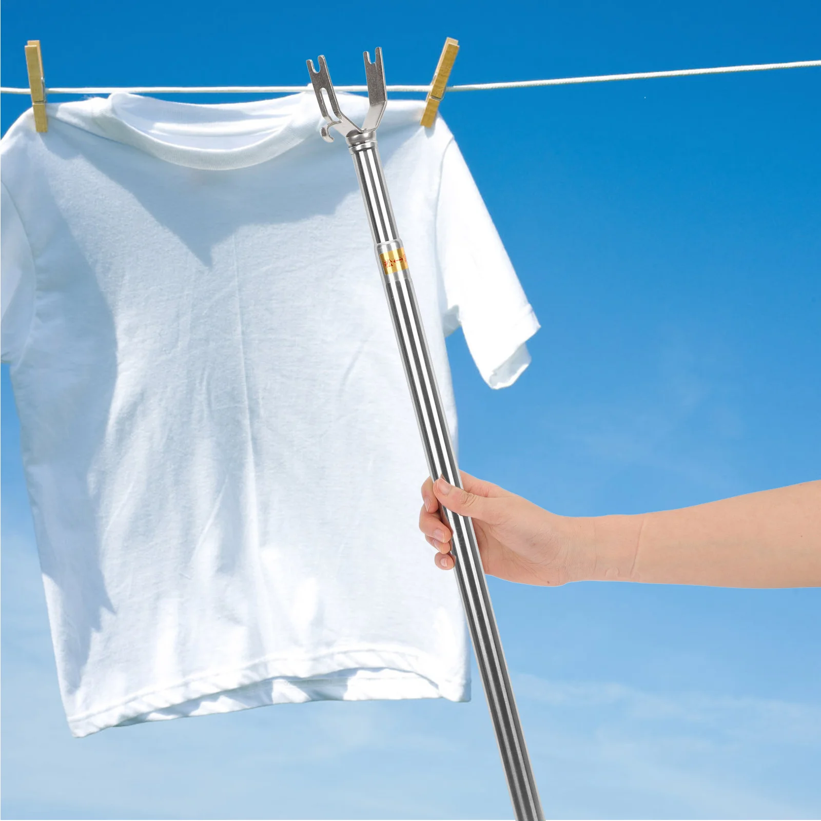 

Telescoping Clothesline Prop Clothesline Pole Stick