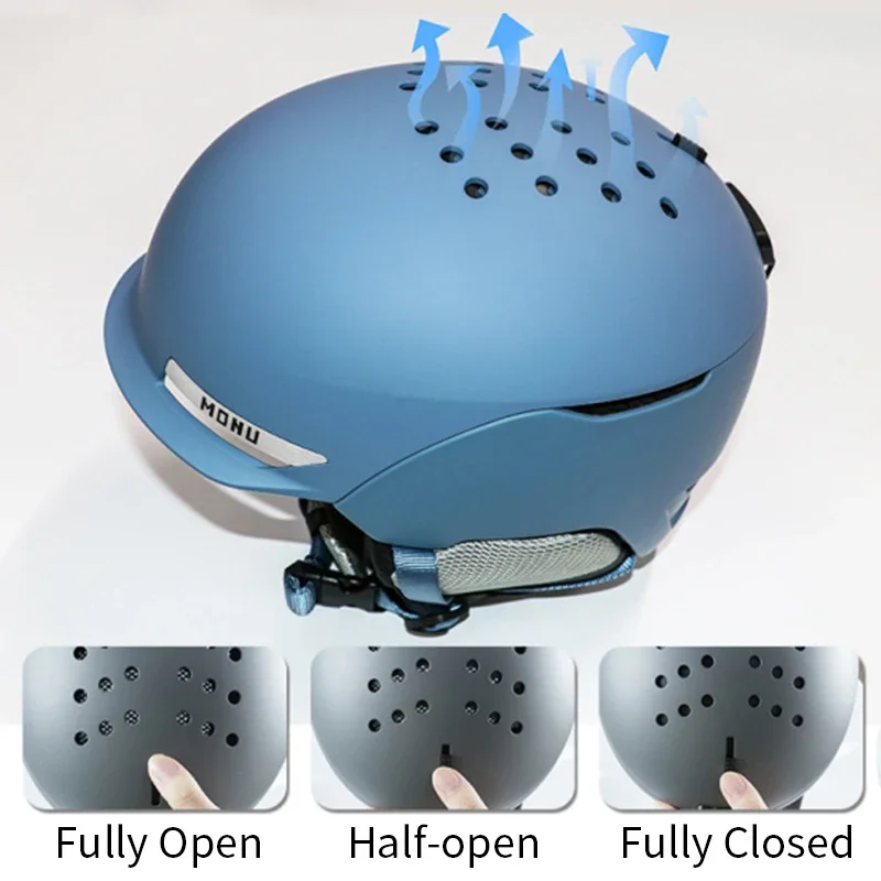 Сверхлегкие спортивные шлемы для сноуборда 2025 цельнолитой женские уличные