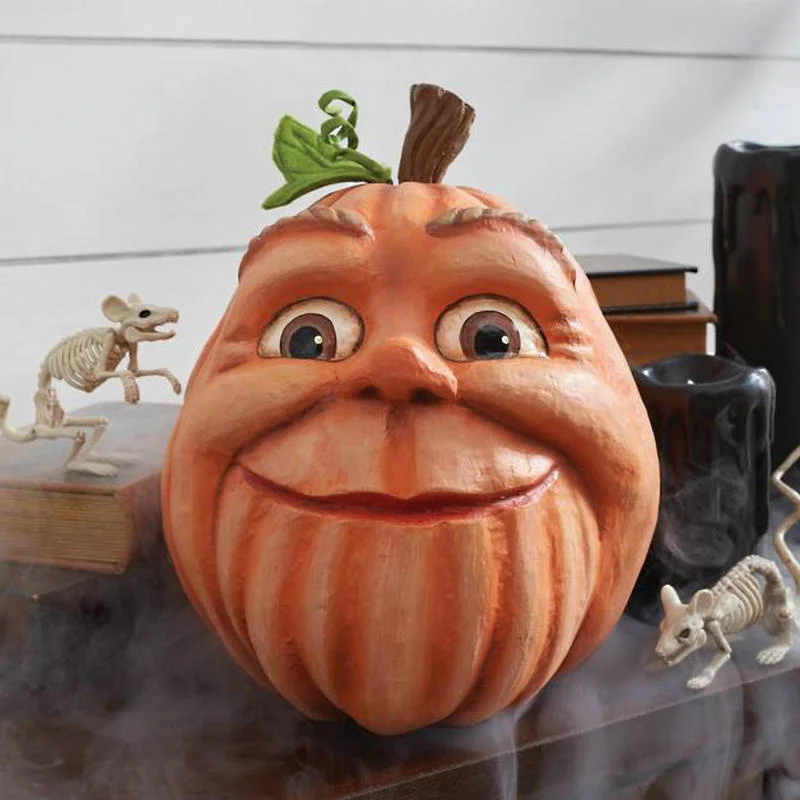 

1pcs Halloween Pumpkin Outdoor Decoration Spooky Party Garden Field Funny Pumpkin Head Cute Atmosphere Home Decoration