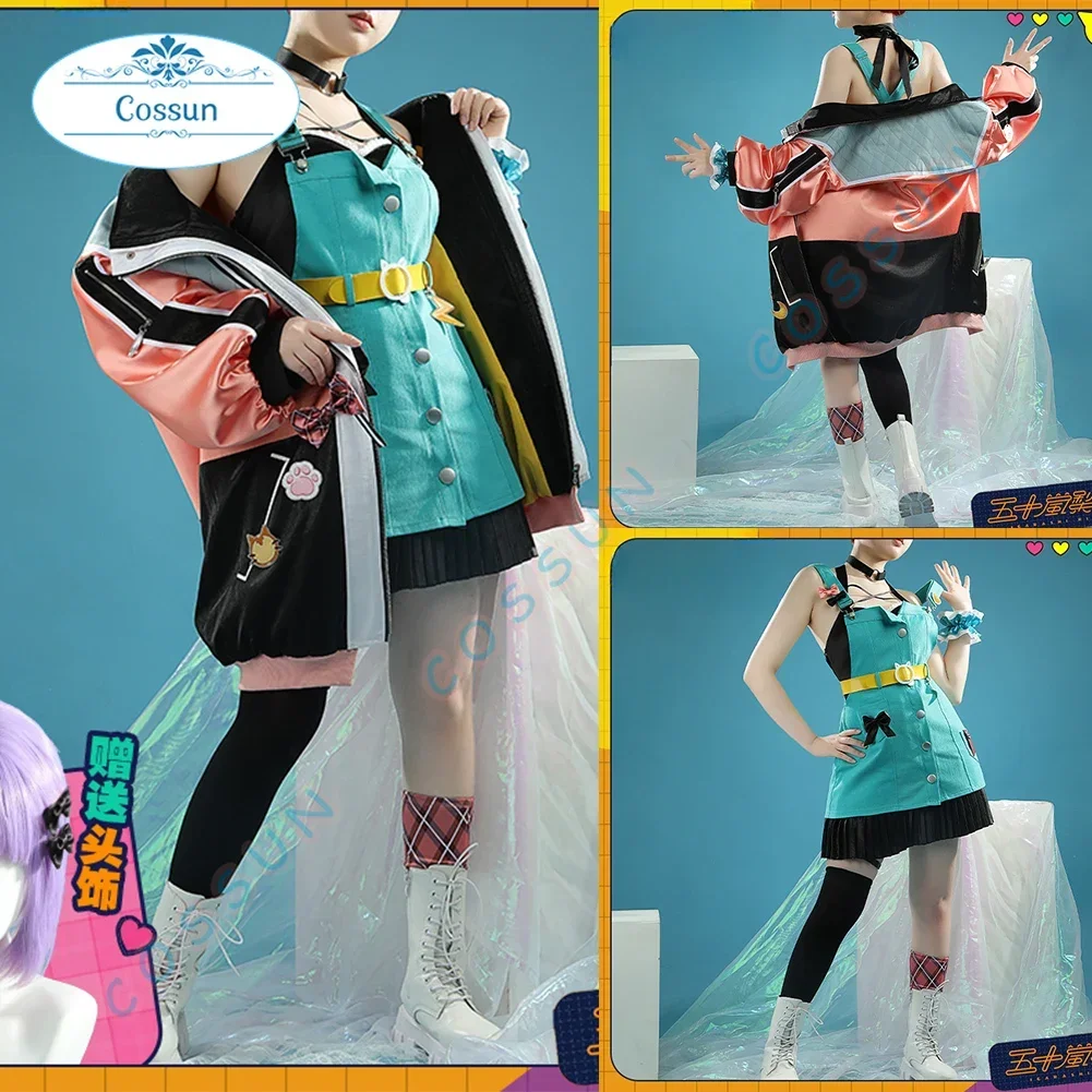 [На заказ] Vtuber Nijisanji Igarashi Rika Косплей Костюм Хэллоуин наряды игра Youtuber одежда